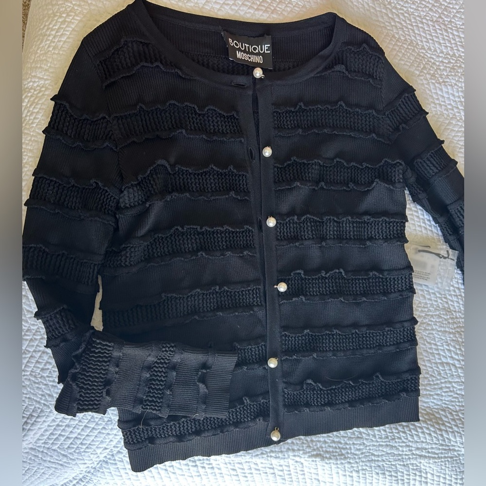 MOSCHINO Black Cardigan